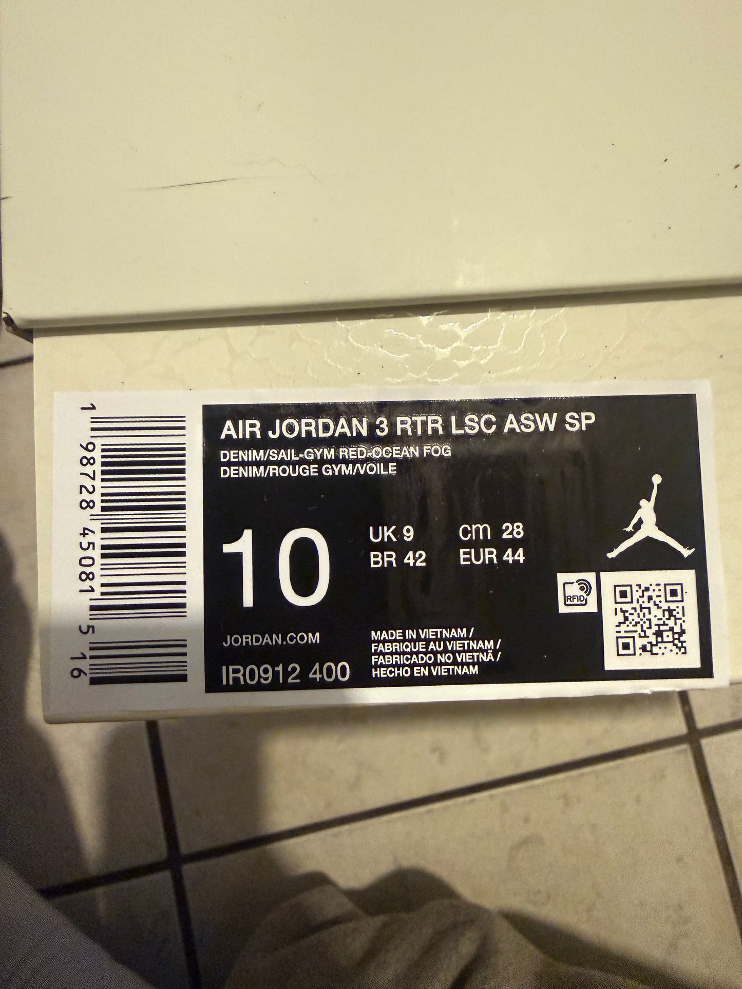 Jordan 3s Levis