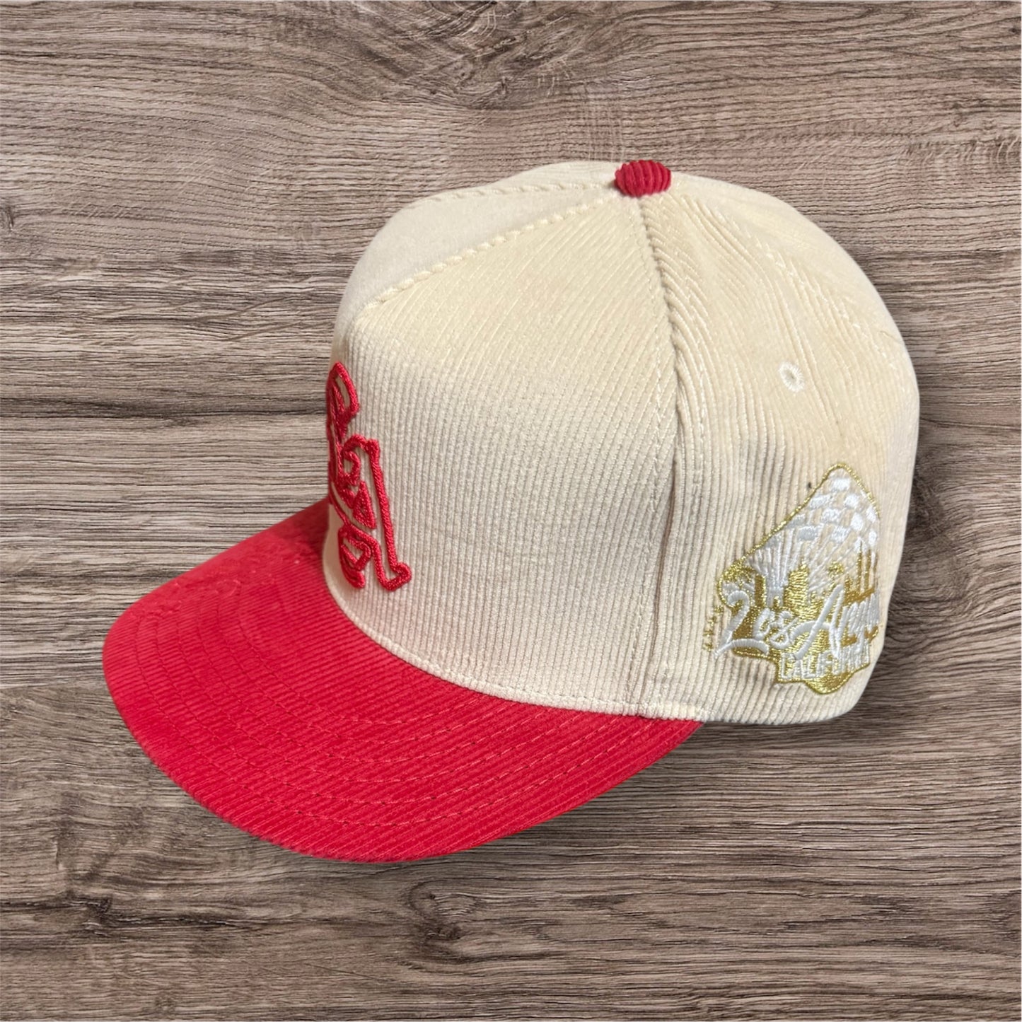 LA Corduroy Snapback Hat