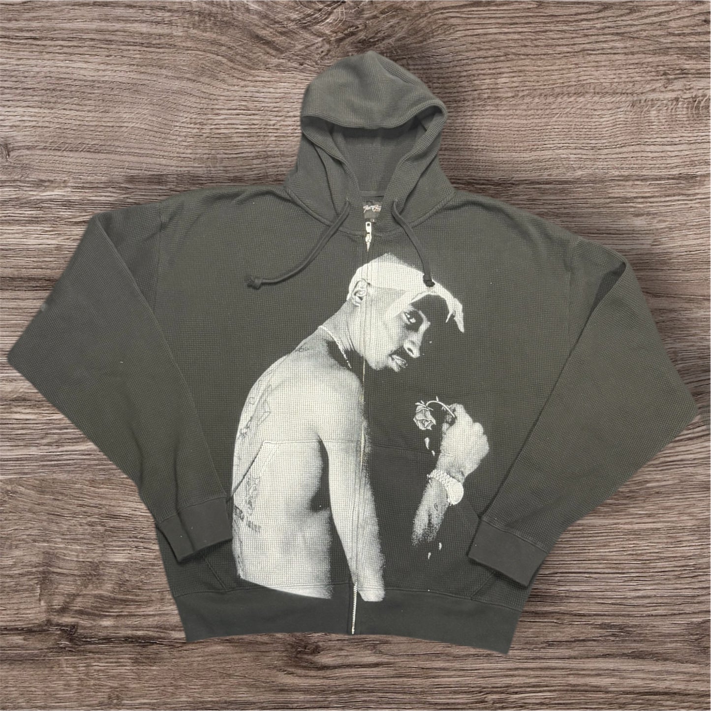 Tupac, Zip-Up Thermo Hoodie