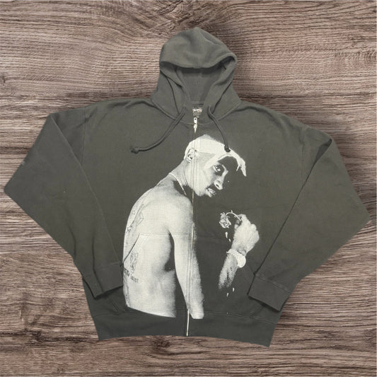 Tupac, Zip-Up Thermo Hoodie