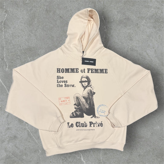 Homme n Femme Snow Bunny Hoodie