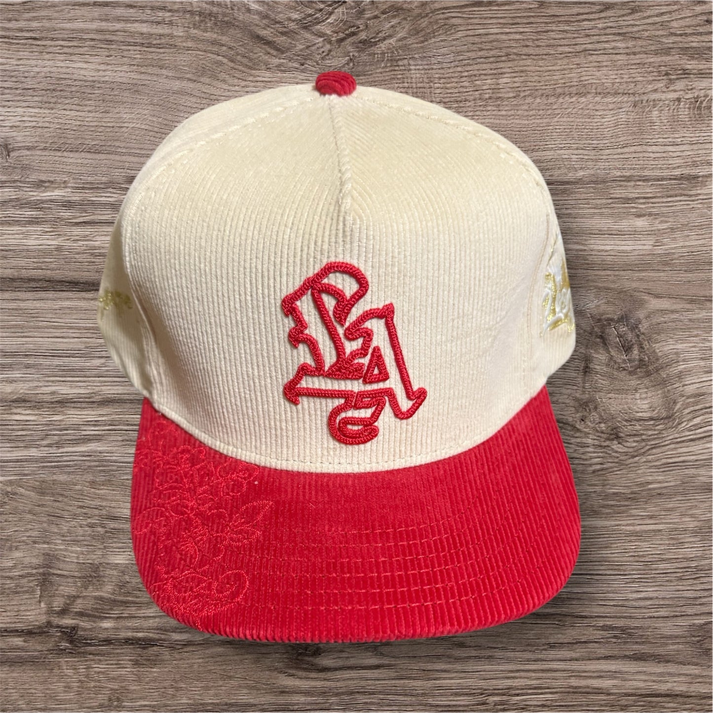 LA Corduroy Snapback Hat