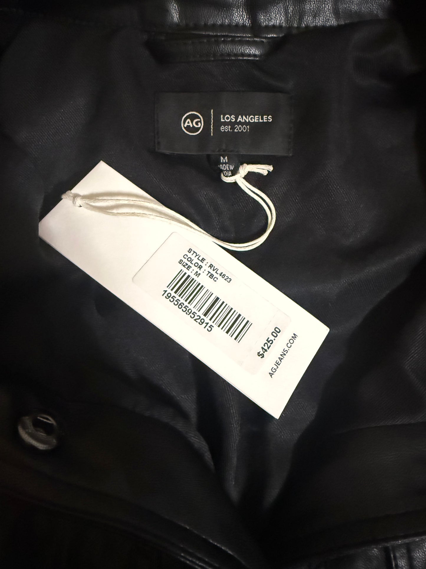 AG Jeans Leather Coat