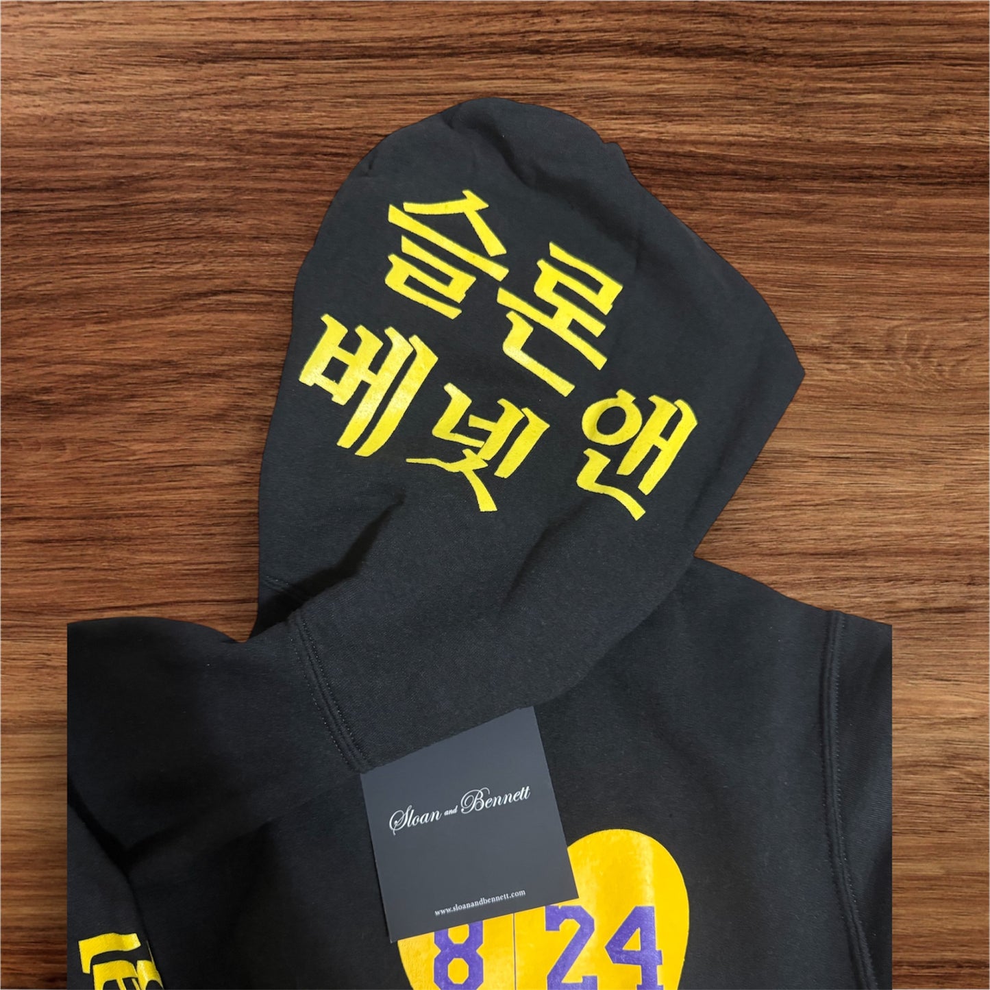 Sloan and Bennett Kobe n Gigi Tribute Hoodie