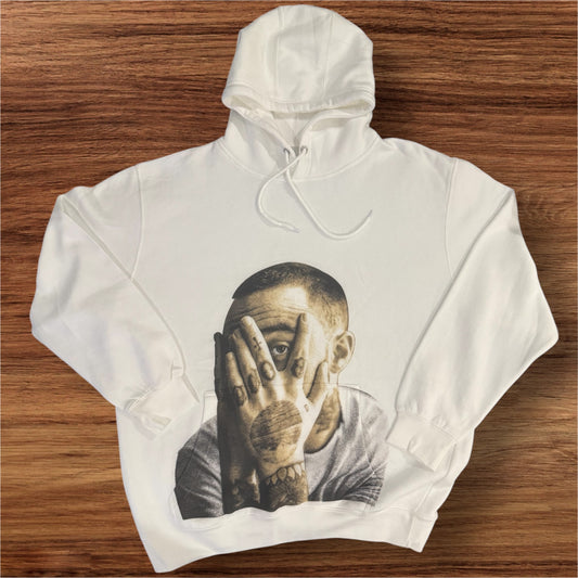 Mac Miller White Hoodie