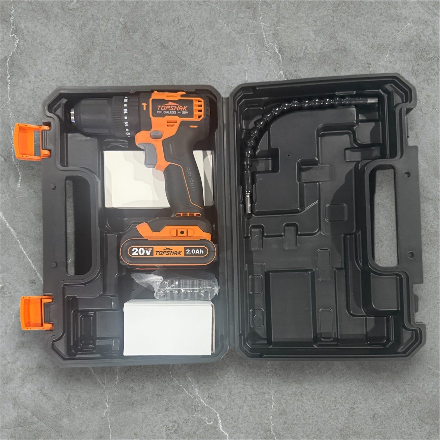 TopShak 20V Brushless Electric Drill