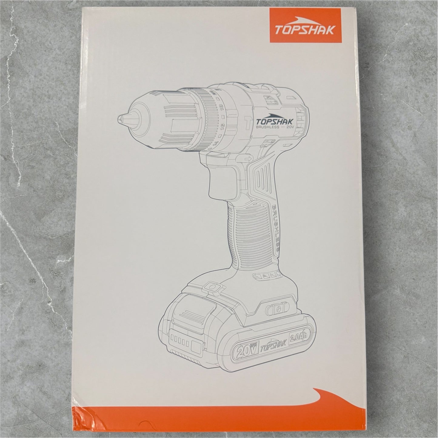 TopShak 20V Brushless Electric Drill